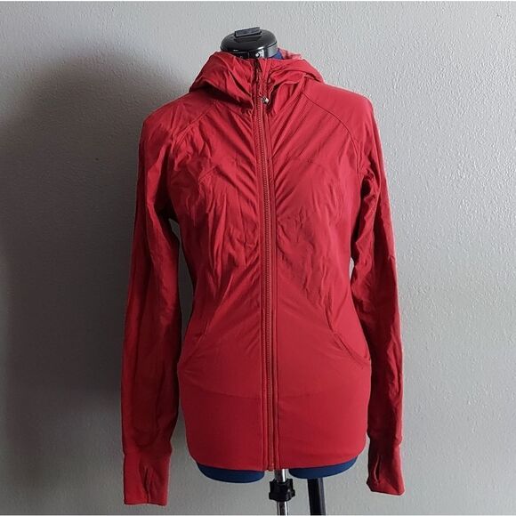 Lululemon In Flux Jacket Cranberry Reversible Size 10 - Picture 2 of 12